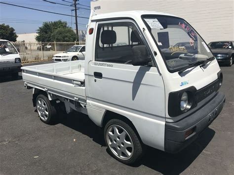 1991 SUZUKI CARRY KEI TRUCK A/C EQUIPPED 4X4 or 2WD ON DEMAND EXTRA LOW ...