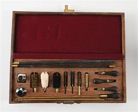 Lot Detail - CASED SHOTGUN CLEANING KIT.