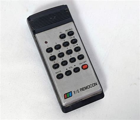 Vintage Unified Remocon TV/VCR Remote Control 1970s - Silver | Reverb