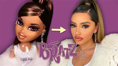 TURNING MYSELF INTO A BRATZ DOLL!! **MAKEUP TUTORIAL** - NY Beauty Review