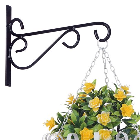 Plant Hooks Decorative Iron Wall Hooks Plant Hangers for Outdoor Indoor Planter Bird Feeder ...