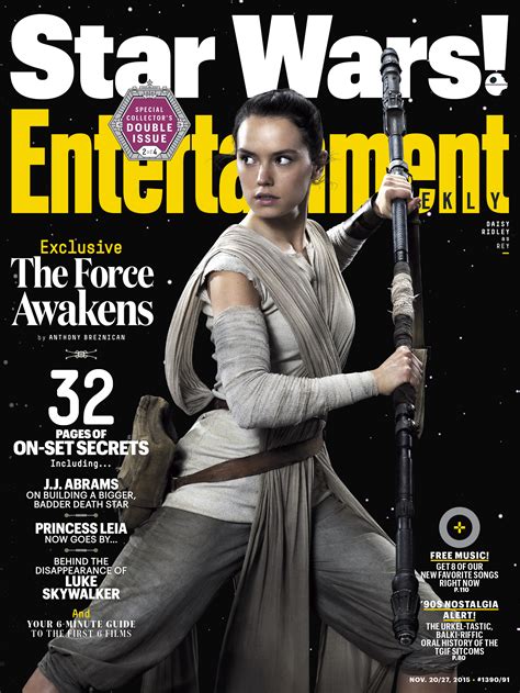 Daisy Ridley – Entertainment Weekly Magazine Cover (November 2015) | GotCeleb