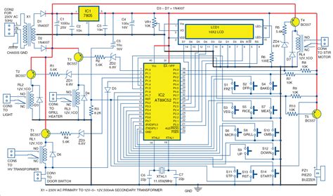 Microwave Oven Circuit Diagram Explanation - Circuit Diagram