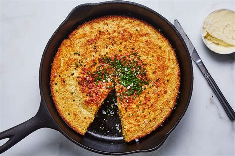 Skillet Cornbread with Chives | Bon Appétit