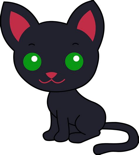 Cartoon Black Cat - ClipArt Best