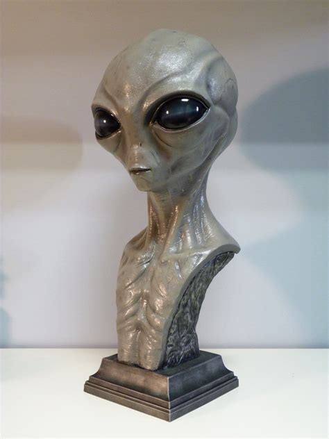 Alien Grey Bust Life Size Inspired X Files Science - Etsy