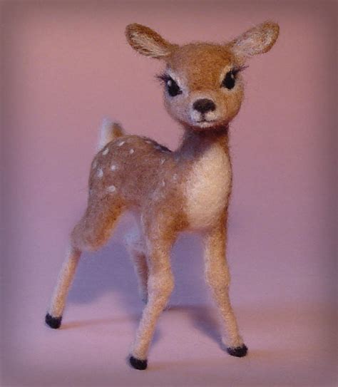 Needle Felted Baby Deer Fawn by ZadaCreations on DeviantArt