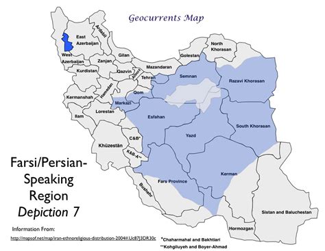 Languages of Iran maps Archives - GeoCurrents