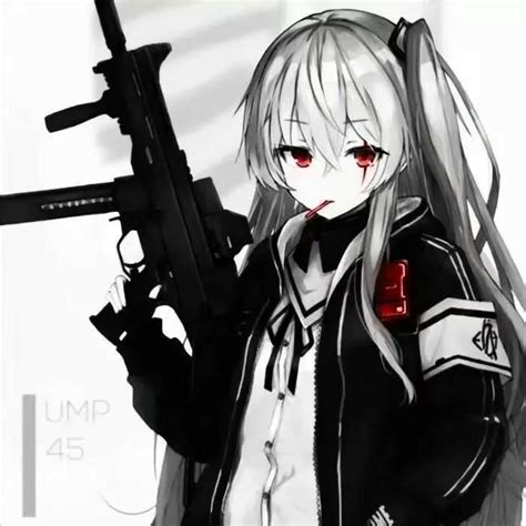 Anime Girls With Guns Pfp Meme Painted | Images and Photos finder