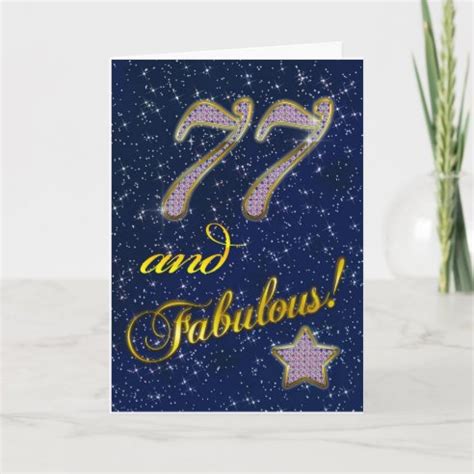 77th Birthday Cards | Zazzle CA