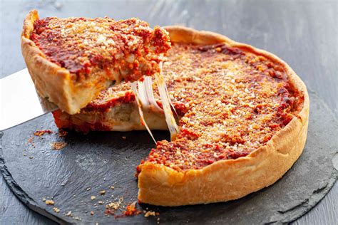 Chicago-Style Deep Dish Pizza with Italian Sausage Recipe