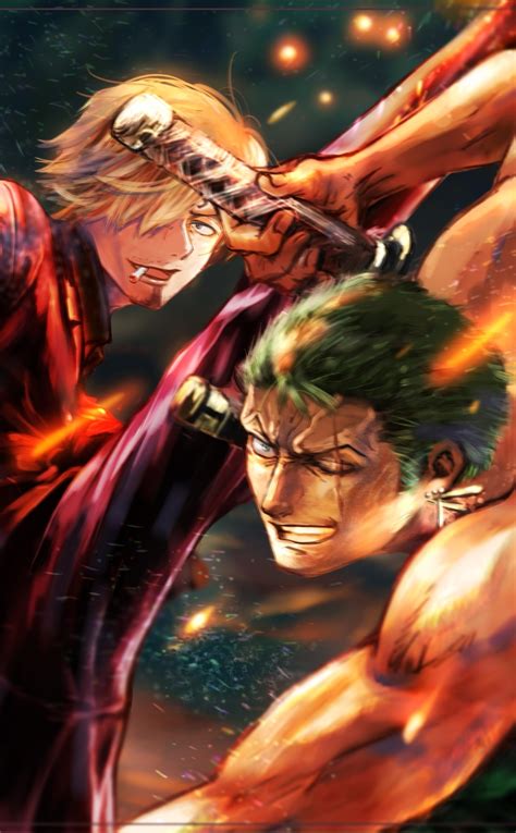 950x1534 Resolution Roronoa Zoro vs Sanji One Piece 950x1534 Resolution Wallpaper - Wallpapers Den