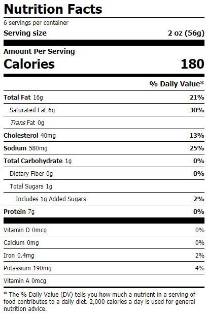 spam nutrition label, Spam Nutritional Value - Nutrition Food ...