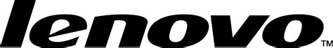 Lenovo Logo Black and White (1) – Brands Logos