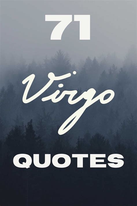 71 Virgo Quotes - Darling Quote