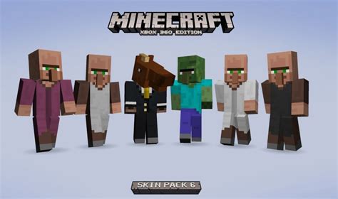 Minecraft Skin Pack 6 Released On Xbox 360