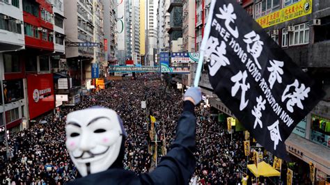 Nearly a million rally in Hong Kong to mark six months of pro-democracy ...