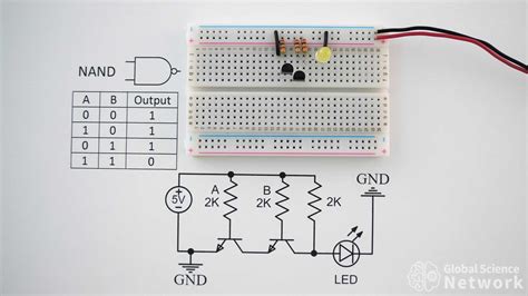 Nand Gate Relay Circuit Diagram