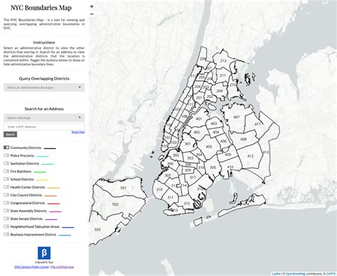 NYC Boundaries Map - BetaNYC