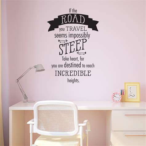 If the Road You Travel Wall Quotes™ Decal | WallQuotes.com