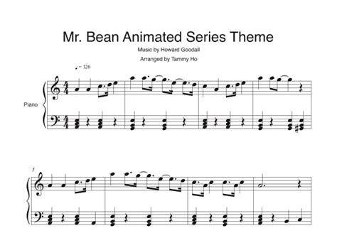 Mr Bean Piano Sheet