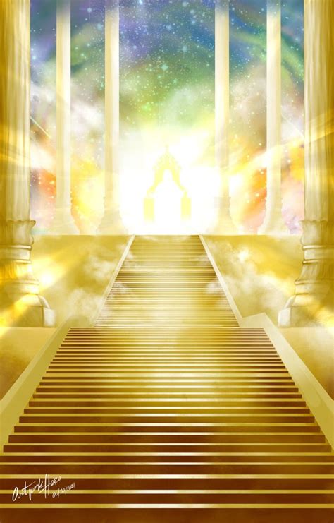 an image of a stairway leading to heaven