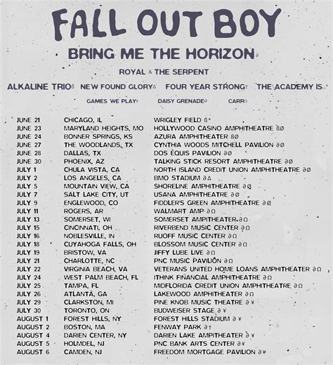 Fall Out Boy Announce New Tour • chorus.fm