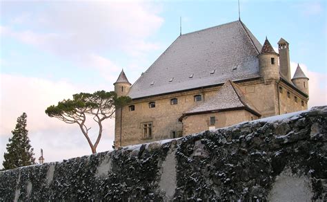 Yvoire castle in the medieval city of Yvoire near Lake Geneva