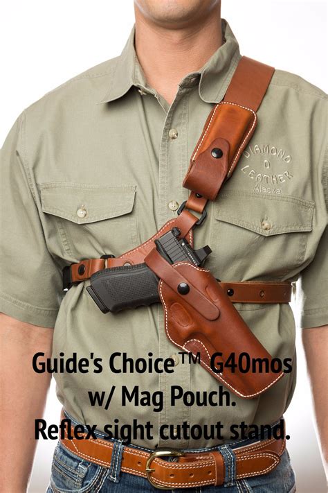 Guides Choice™ Leather Chest Holster, the ULTIMATE outdoor gun holster | Diamond D Custom ...