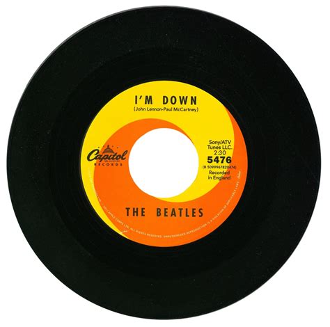 Lot Detail - Lot of (2) The Beatles 45 RPM Vinyl Records: "Can't Buy Me Love/You Can't Do That ...