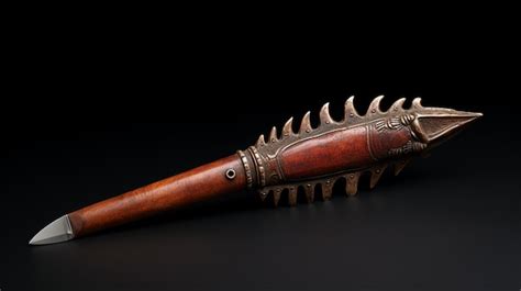 Antique Indonesian Kris Knife Traditional Artifact | Premium AI ...