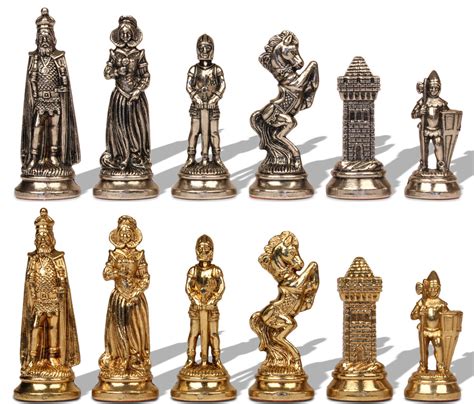 Metal Chess Pieces - The Chess Store