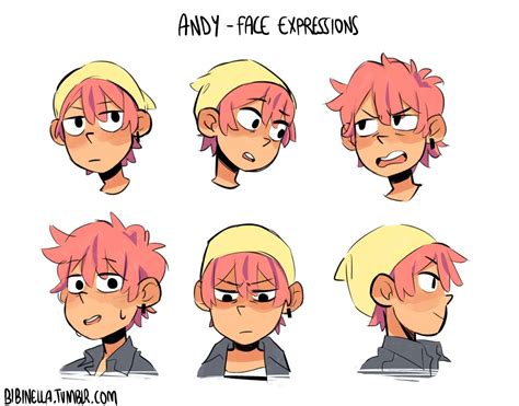 bibi's art — So this is Andy, the character I created for my... Cartoon ...