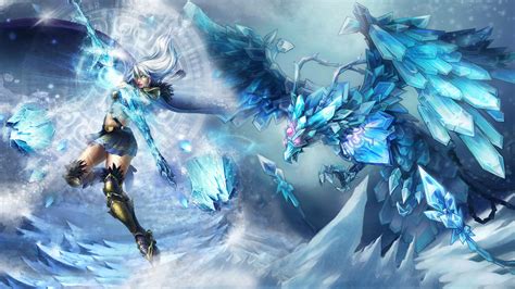 Ashe + Anivia - LoL Wallpaper by DioHard on DeviantArt