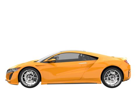 Sport car isolated on transparent background. 3d rendering ...