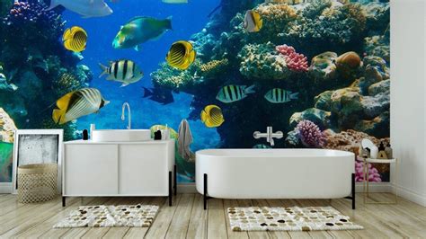 Coral reef Wall Mural - Vinyl Easy Installation 365 Day Money Back Guarantee Browse other ...