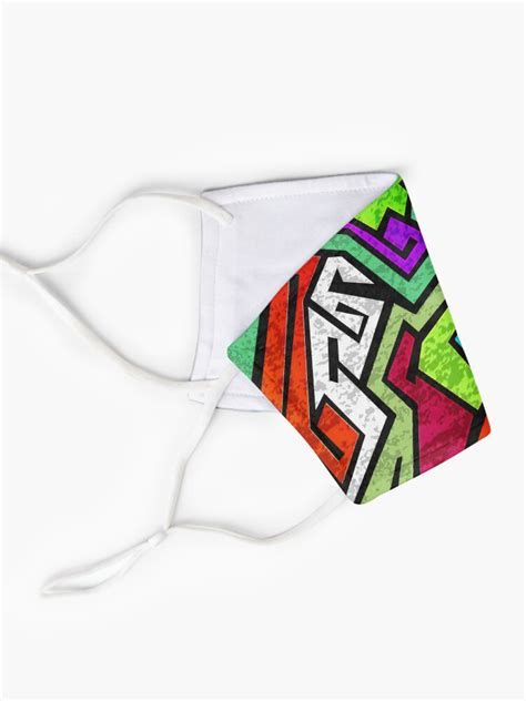 "Graffiti Colorful Mask Street Art Graffiti Style Mask" Mask for Sale by OhmyShop | Redbubble