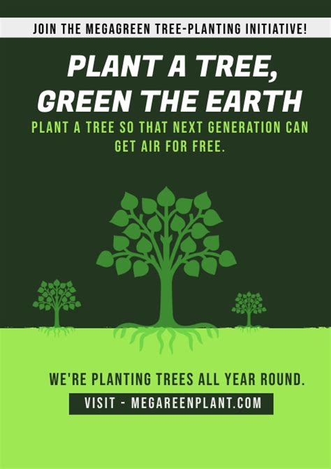 plant a tree campaign poster Template | PosterMyWall