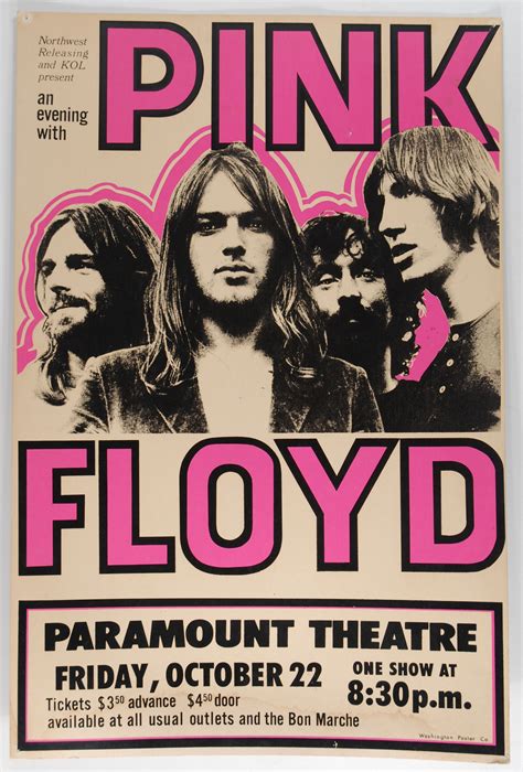 A super rare poster, from the Paramount Theater, in Seattle | Vintage ...