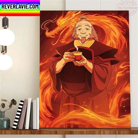 Uncle Iroh From Avatar Studios The Dragon Of The West Lives Home Decor ...