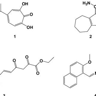 Examples of different RNase H inhibitors: -thujaplicinol (1),... | Download Scientific Diagram