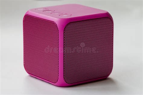 Pink Portable Bluetooth Speaker Isolated On White Stock Image - Image of radio, bluetooth: 52799793