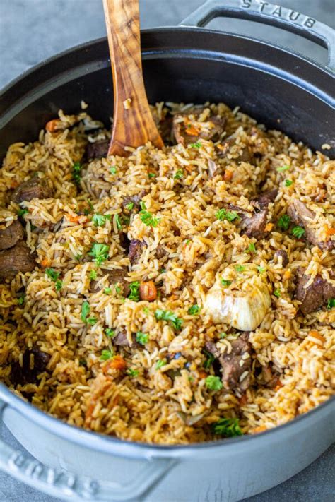 Uzbek Plov (One Pot Recipe) - Momsdish