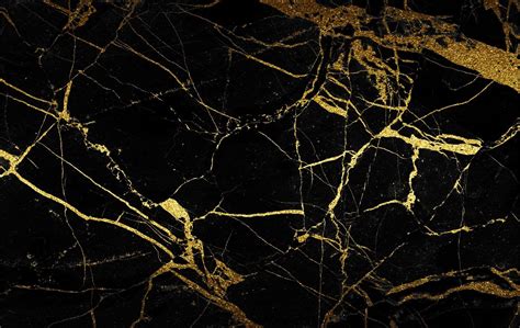 Blue Black Gold Marble Wallpaper - Walle Wallpaper