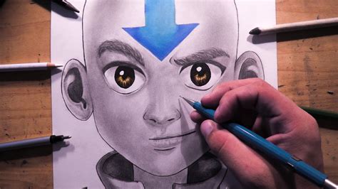 Aang Avatar Drawing