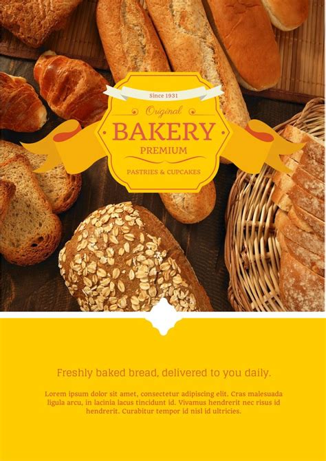 Bakery Flyer. Click here to remix this design: https://www.canva.com/design/DAARpdB3m6k/remix ...