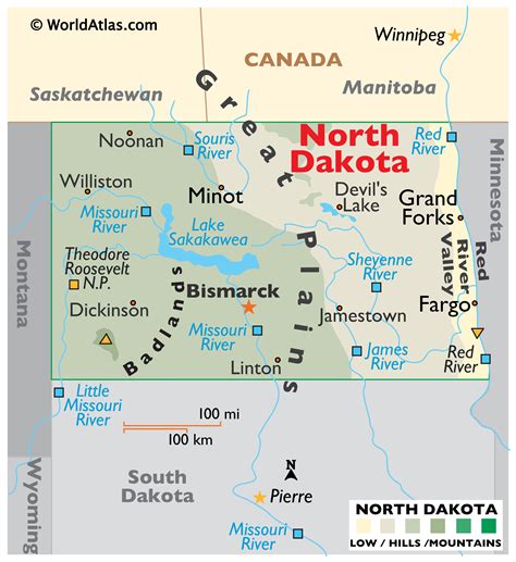 North Dakota Maps & Facts - World Atlas