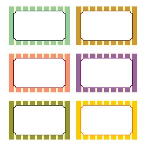 Free Printable Blank Labels