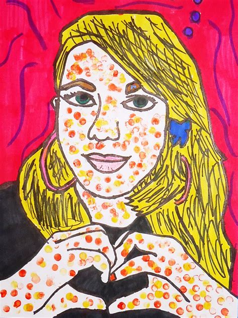 The smARTteacher Resource: Lichtenstein Pop Art Portraits