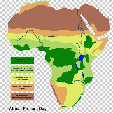 African Savanna Map - Share Map